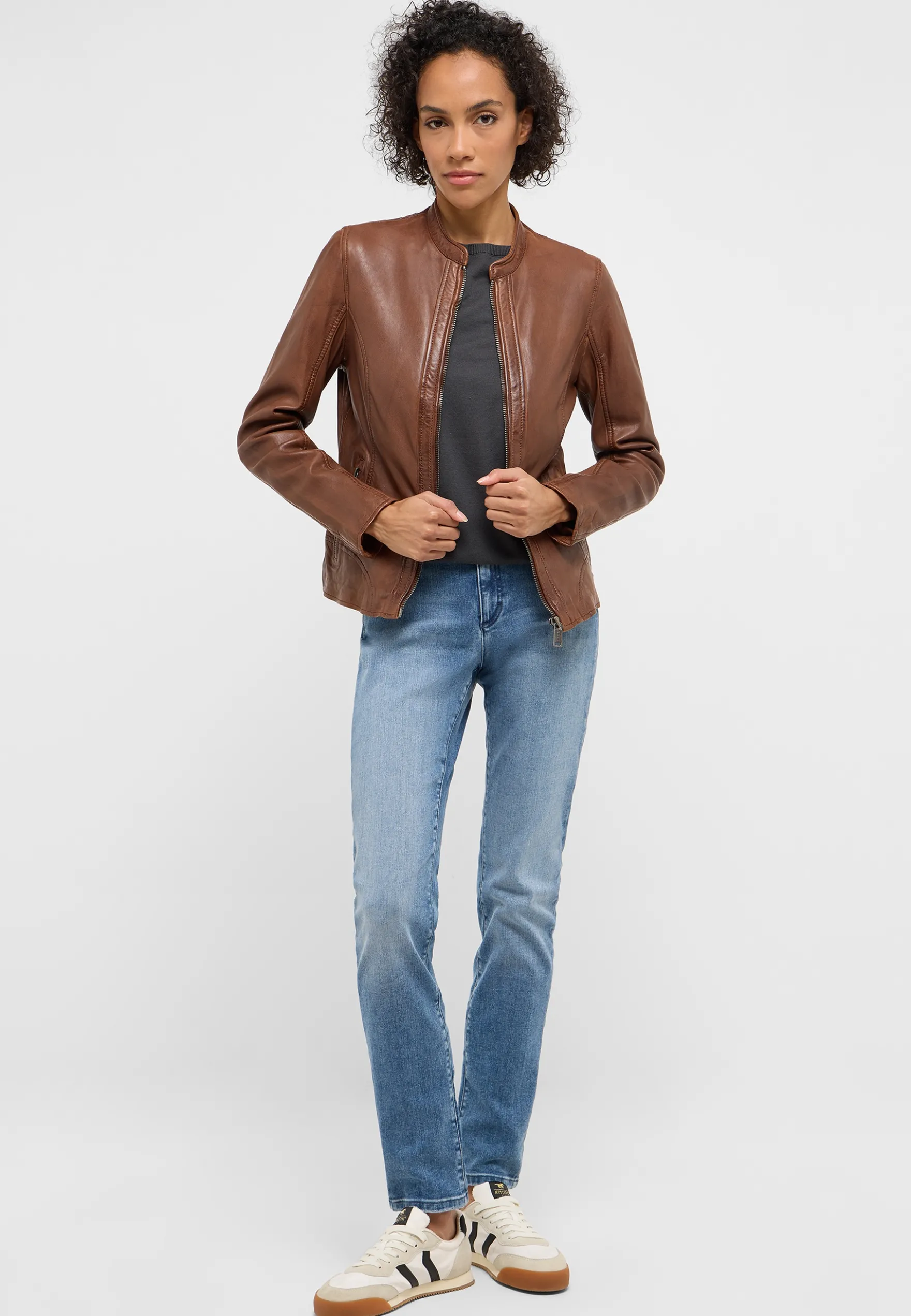 Jacke Style Leder
