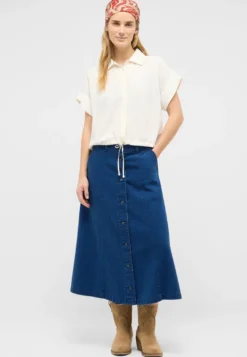 Jeans-Maxirock Style Ally Denim Skirt