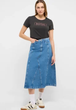 Jeans-Maxirock Style Carrol Denim Skirt