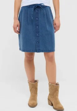 Jeans-Midirock Style Bellevue Denim Skirt