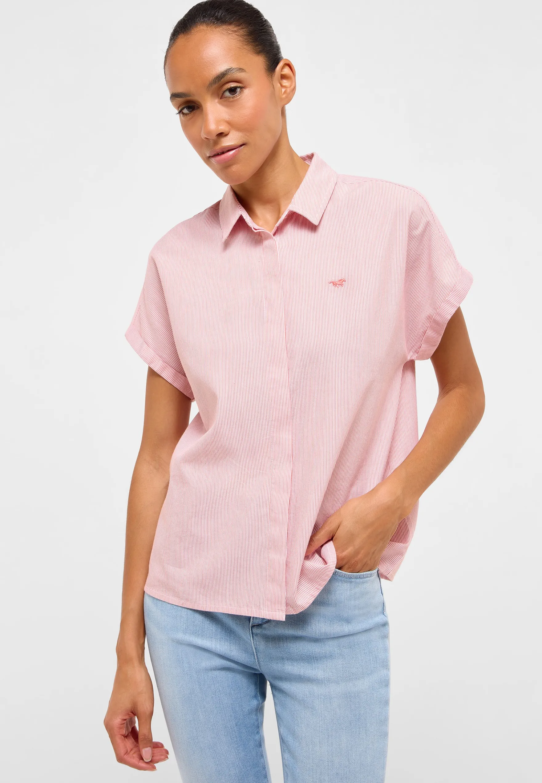 Kurzarmbluse Style Elsa Basic Blouse