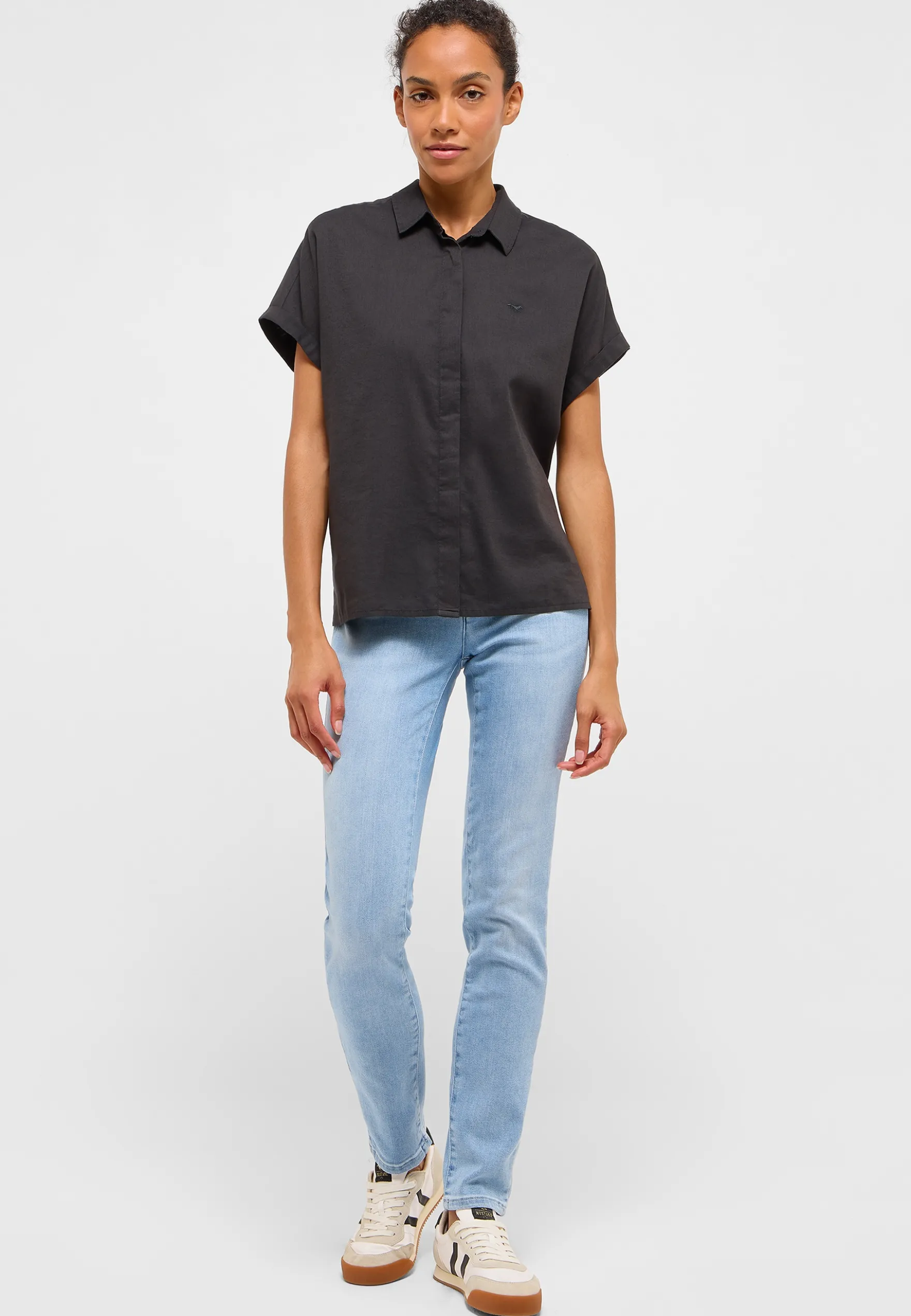 Kurzarmbluse Style Elsa Basic Blouse
