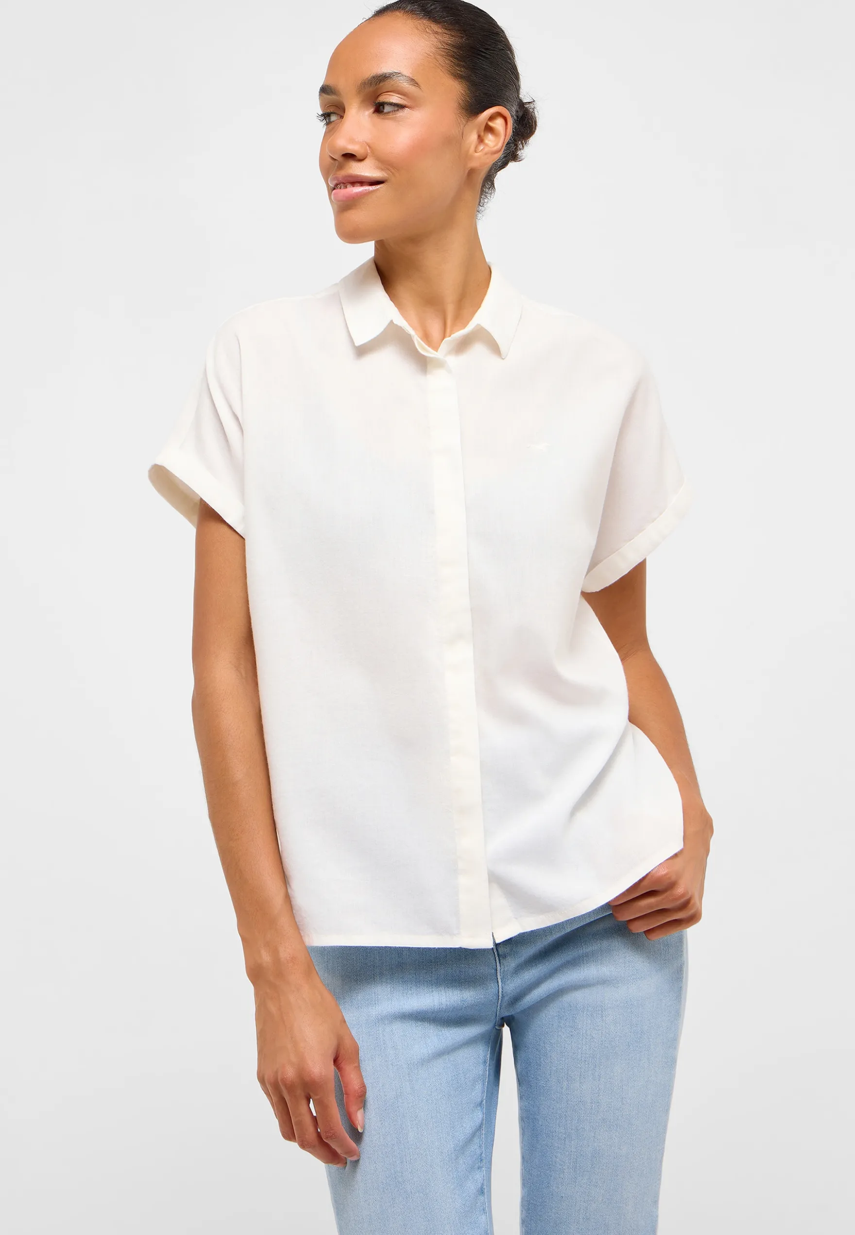Kurzarmbluse Style Elsa Basic Blouse