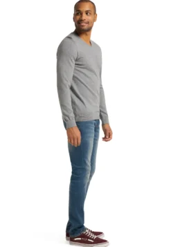 Langarmpullover Basic V-Neck Jumper