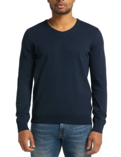 Langarmpullover Basic V-Neck Jumper
