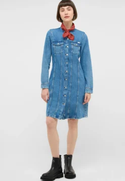 Midikleid Style Paola Alto Denim Dress