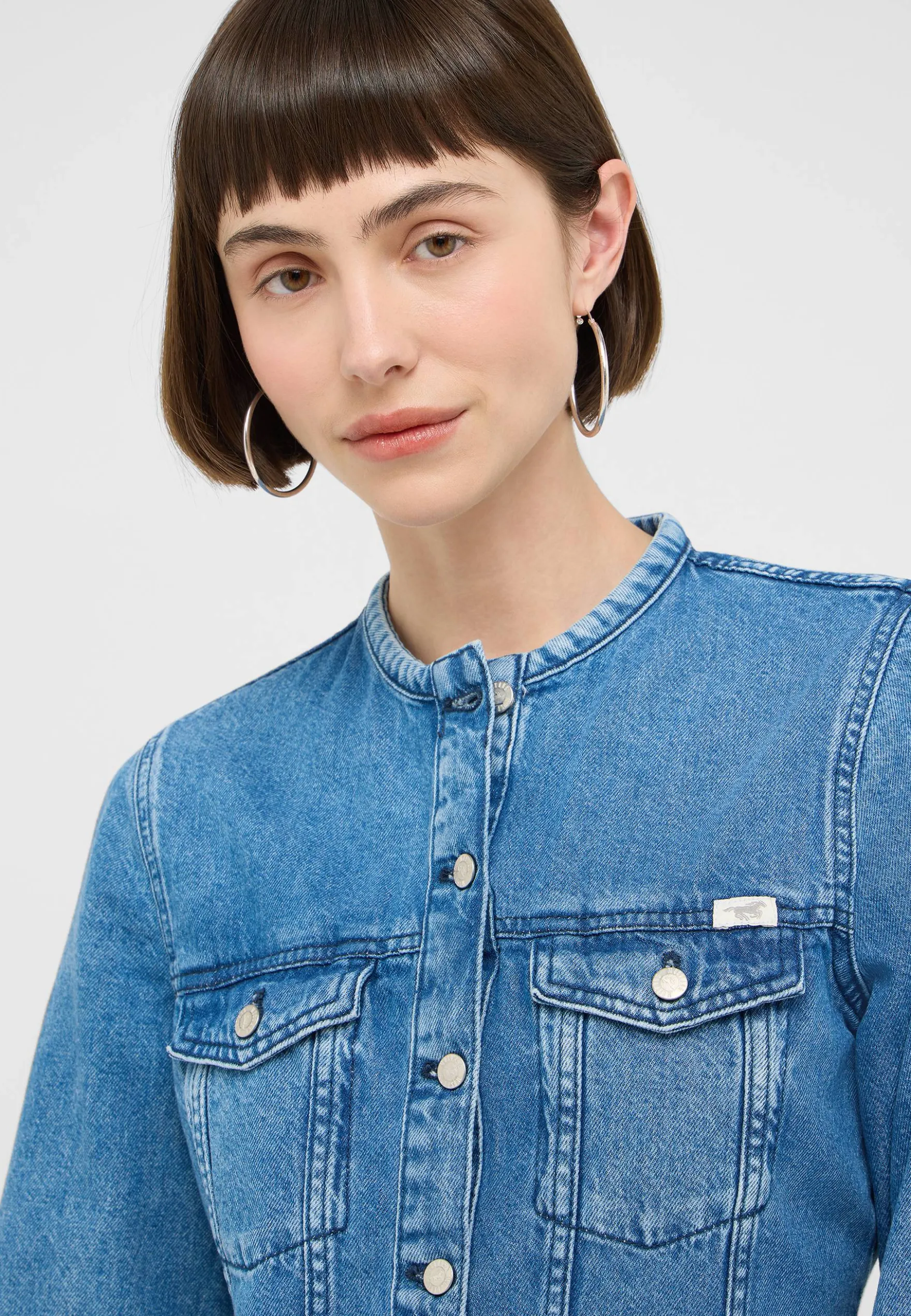 Midikleid Style Paola Alto Denim Dress
