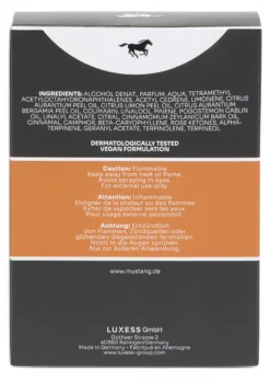 Parfum Mustang amber signature