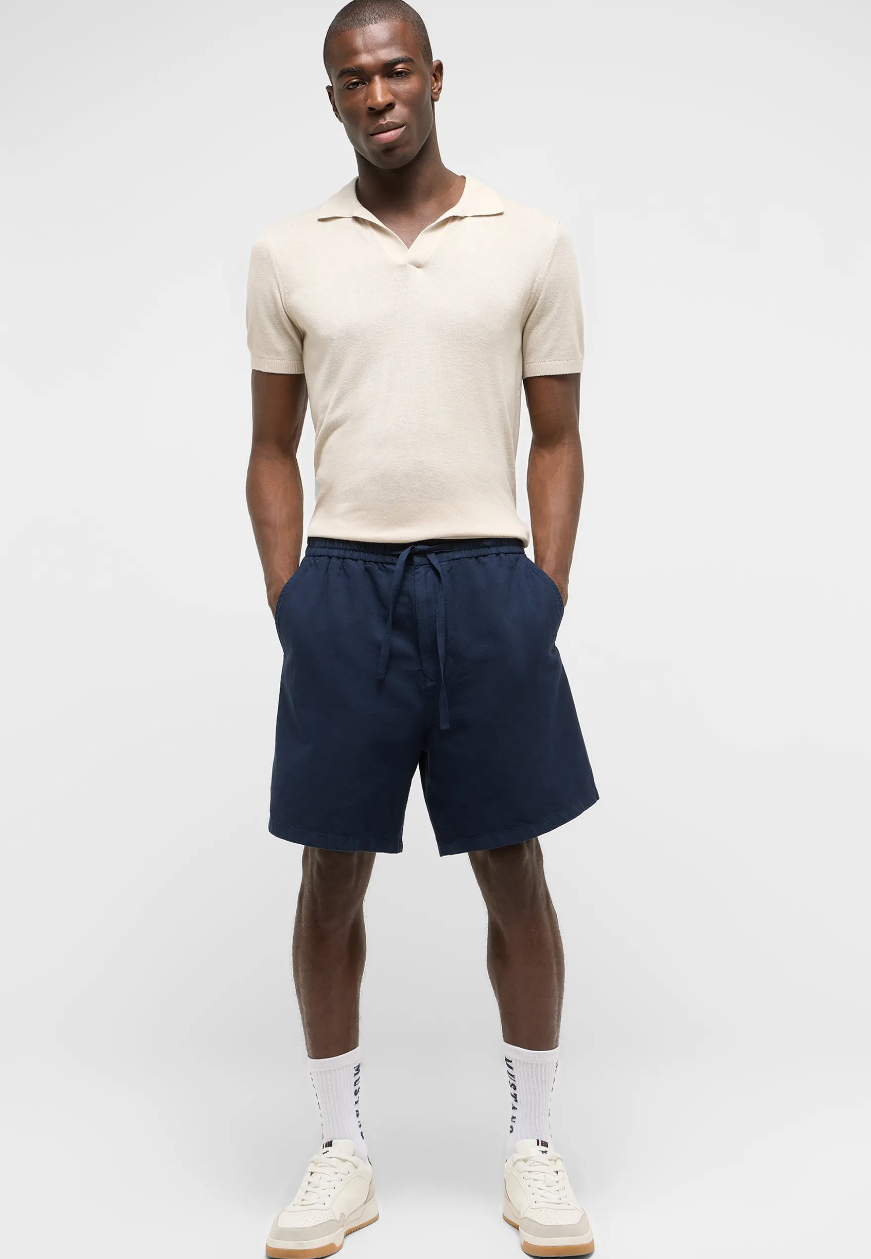 Short Style Linen Jogger Shorts