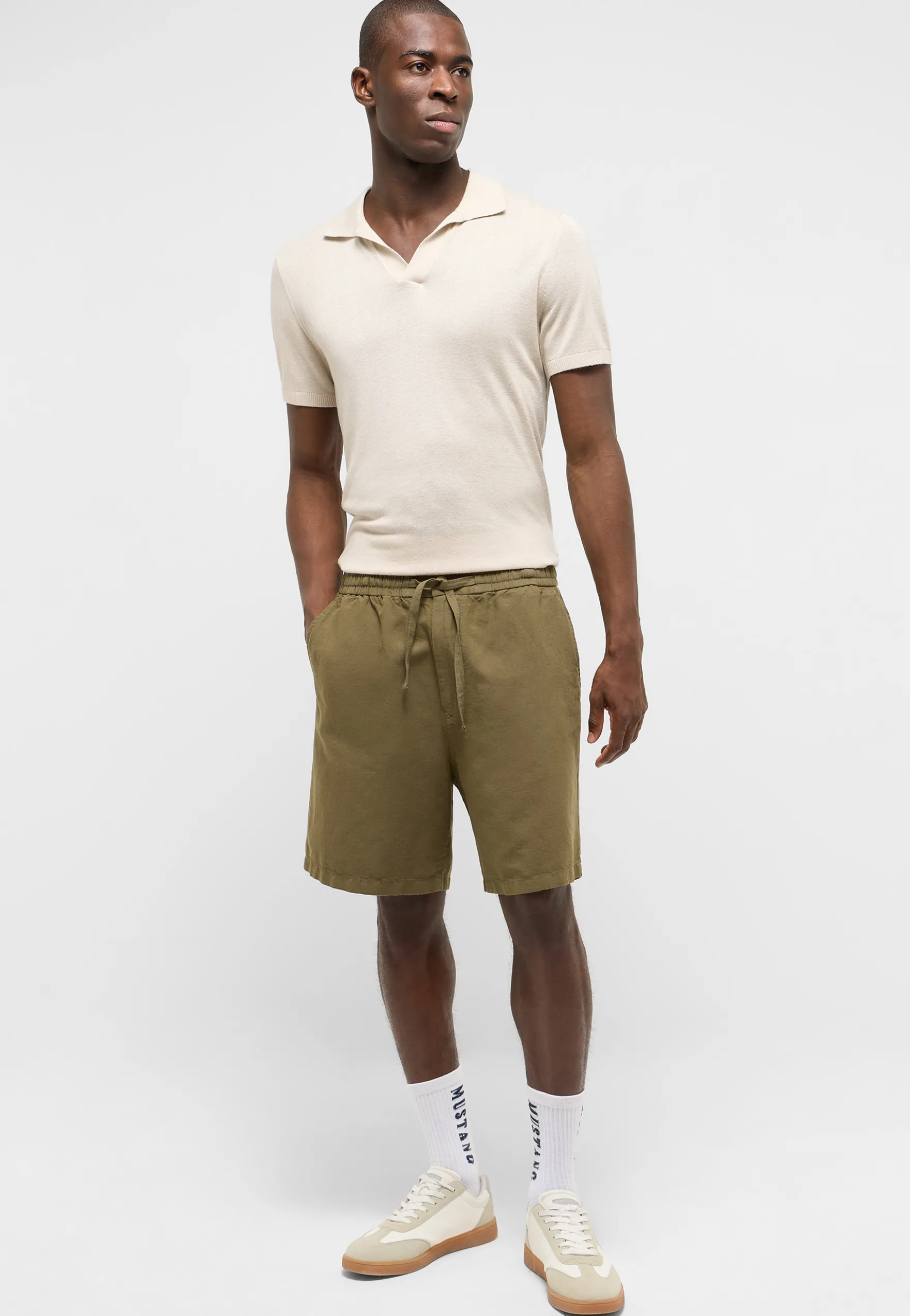 Short Style Linen Jogger Shorts